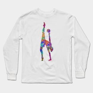 Rhythmic gymnastics ball dance Long Sleeve T-Shirt